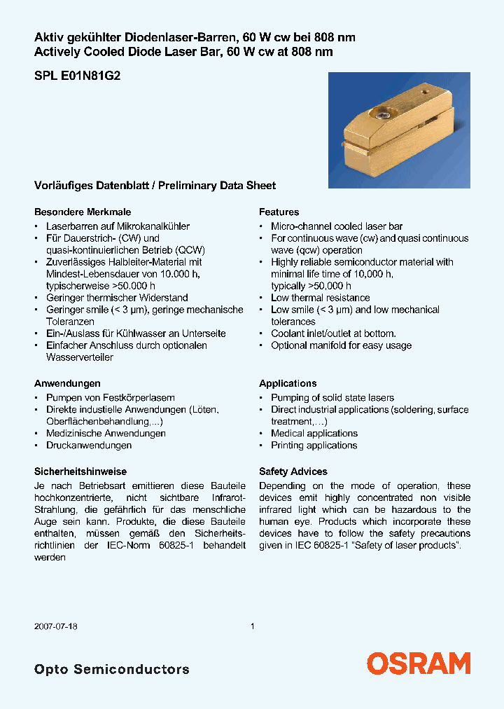 SPLE01N81G2_4129639.PDF Datasheet