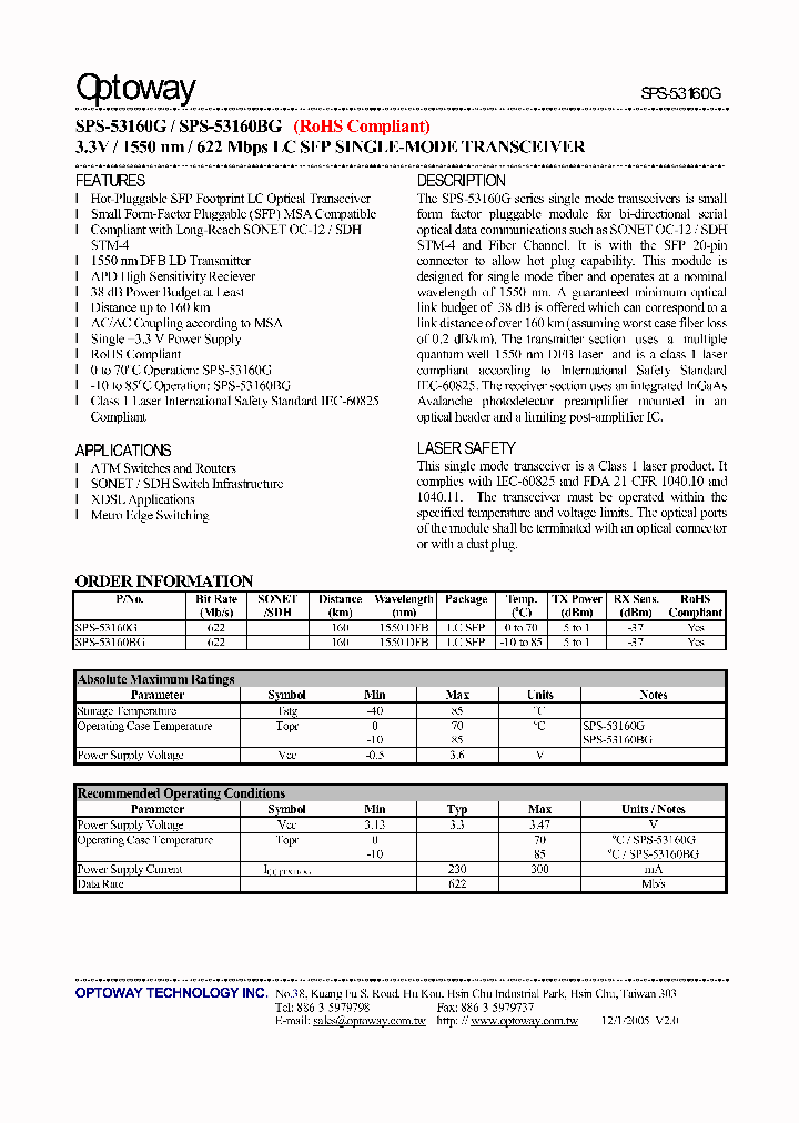 SPS-53160BG_4124409.PDF Datasheet