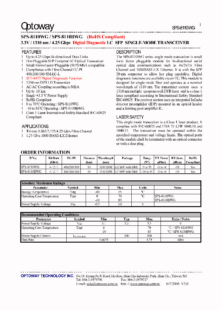 SPS-8110WG_4128619.PDF Datasheet