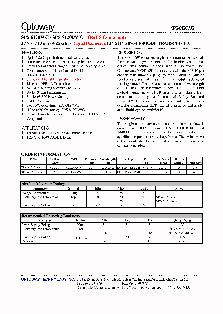 SPS-8120WG_4128615.PDF Datasheet