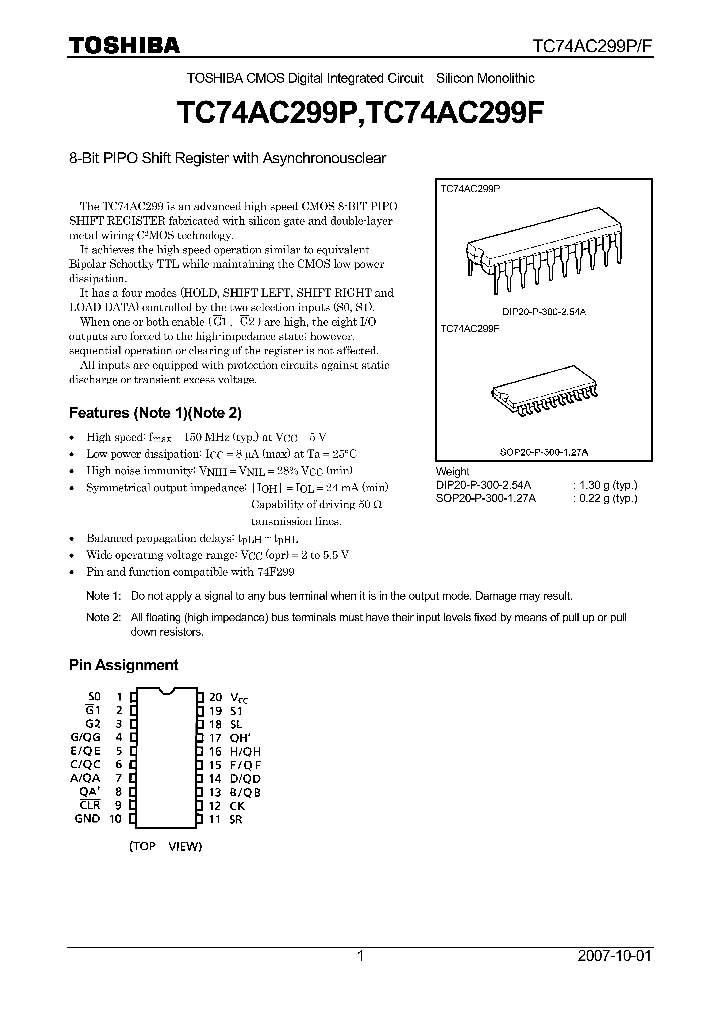 TC74AC299P07_4125041.PDF Datasheet