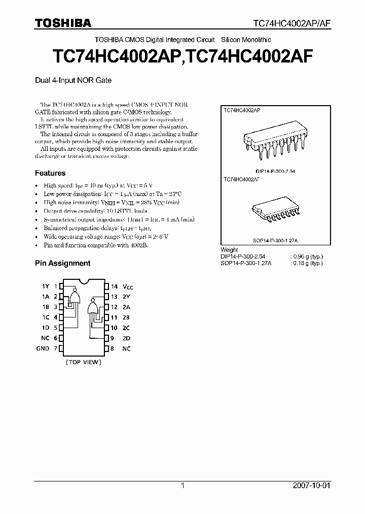 TC74HC4002AP07_4124732.PDF Datasheet
