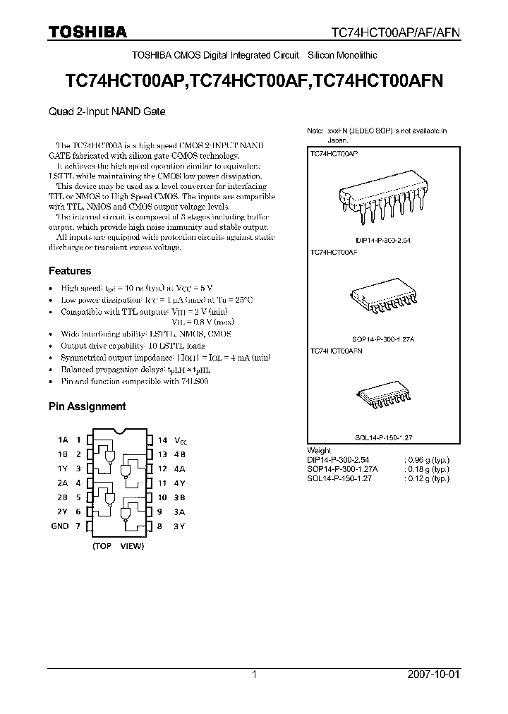 TC74HCT00AP07_4124508.PDF Datasheet