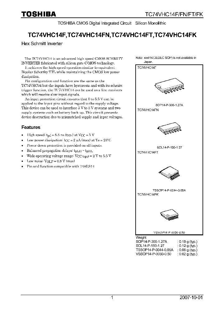 TC74VHC14F07_4132764.PDF Datasheet