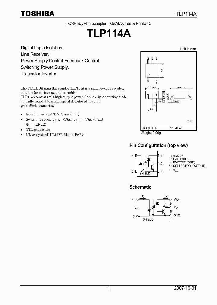 TLP114A07_4131926.PDF Datasheet