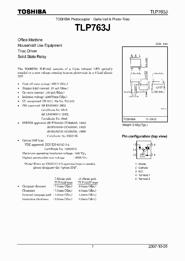 TLP763J07_4109836.PDF Datasheet