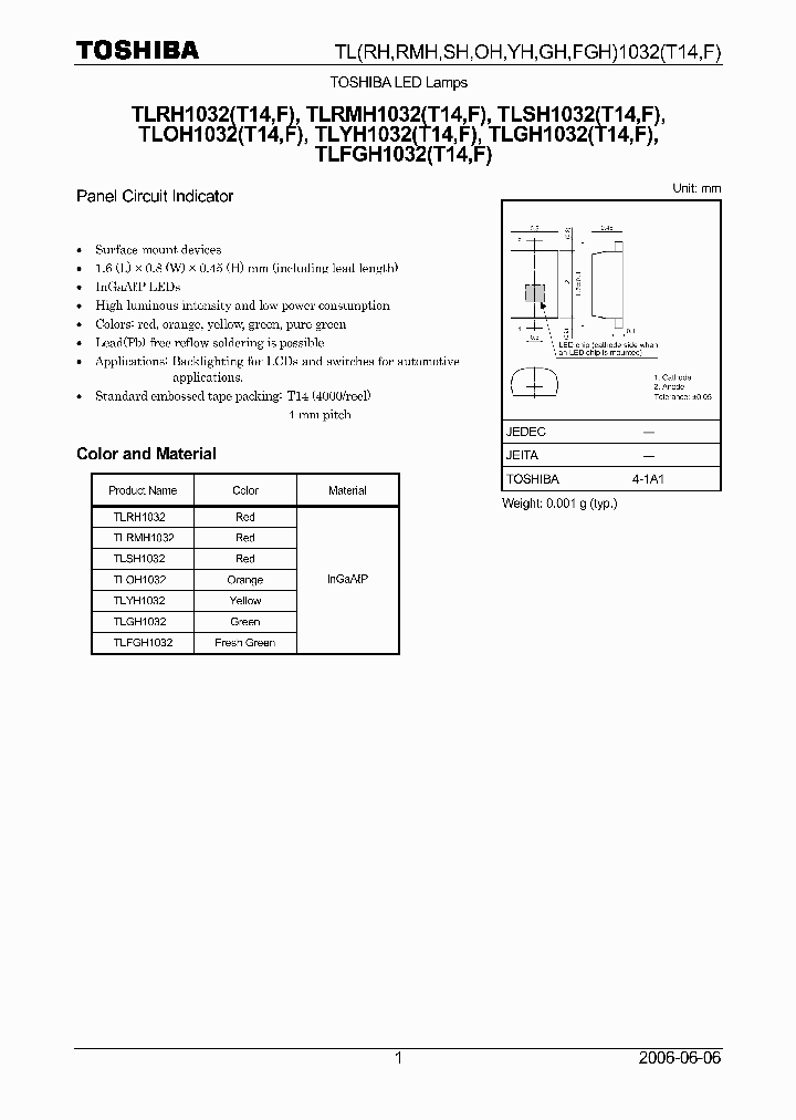 TLSH1032_4132187.PDF Datasheet