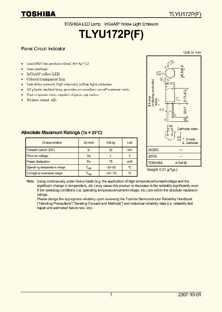 TLYU172P_4125152.PDF Datasheet