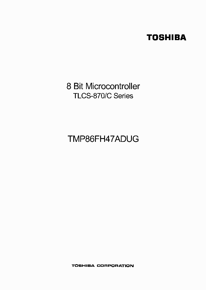 TMP86FH47ADUG_4109997.PDF Datasheet