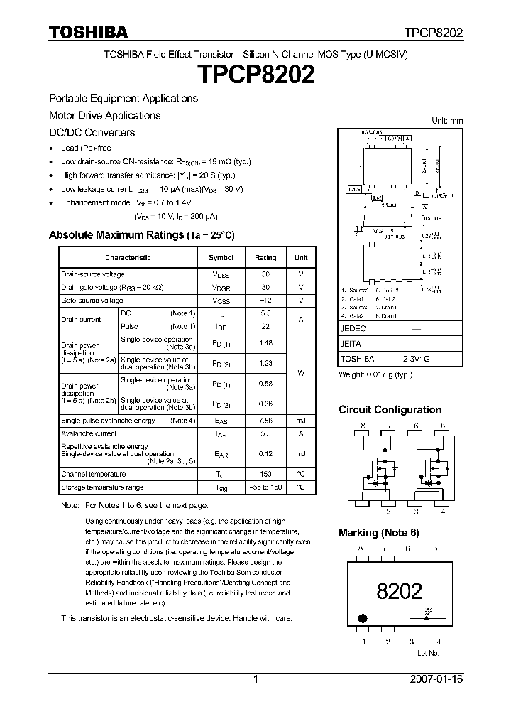 TPCP8202_4127255.PDF Datasheet