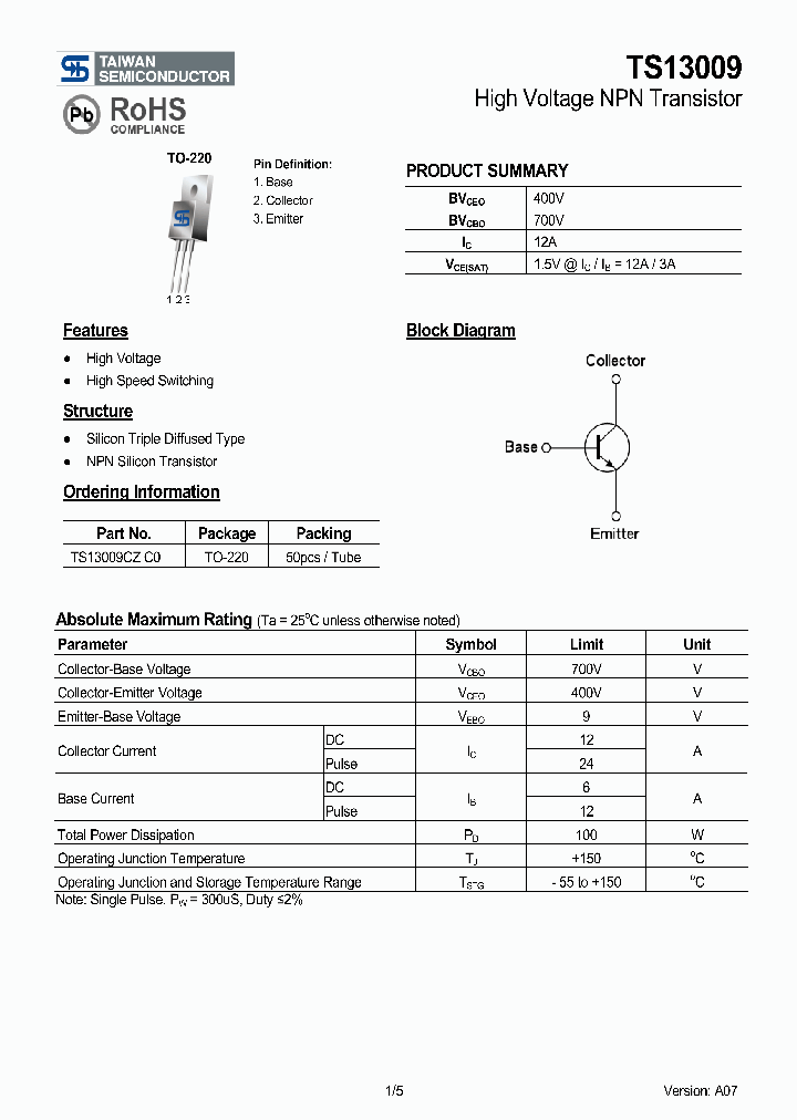 TS13009CZ_4131241.PDF Datasheet