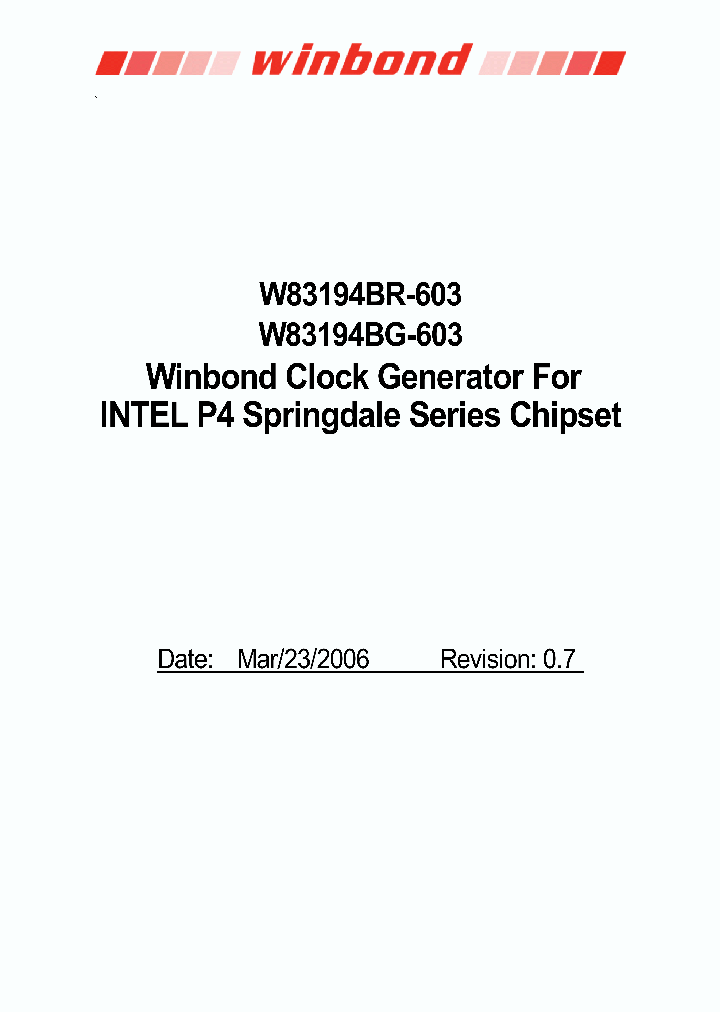 W83194BG-603_4099962.PDF Datasheet