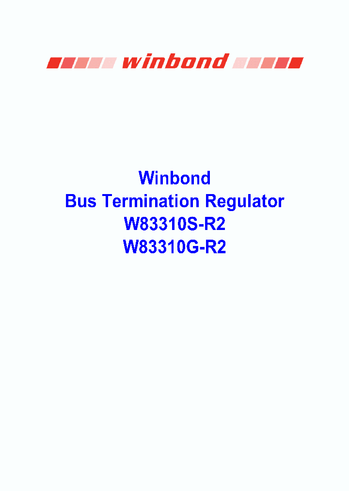 W83310G-R2_4115708.PDF Datasheet
