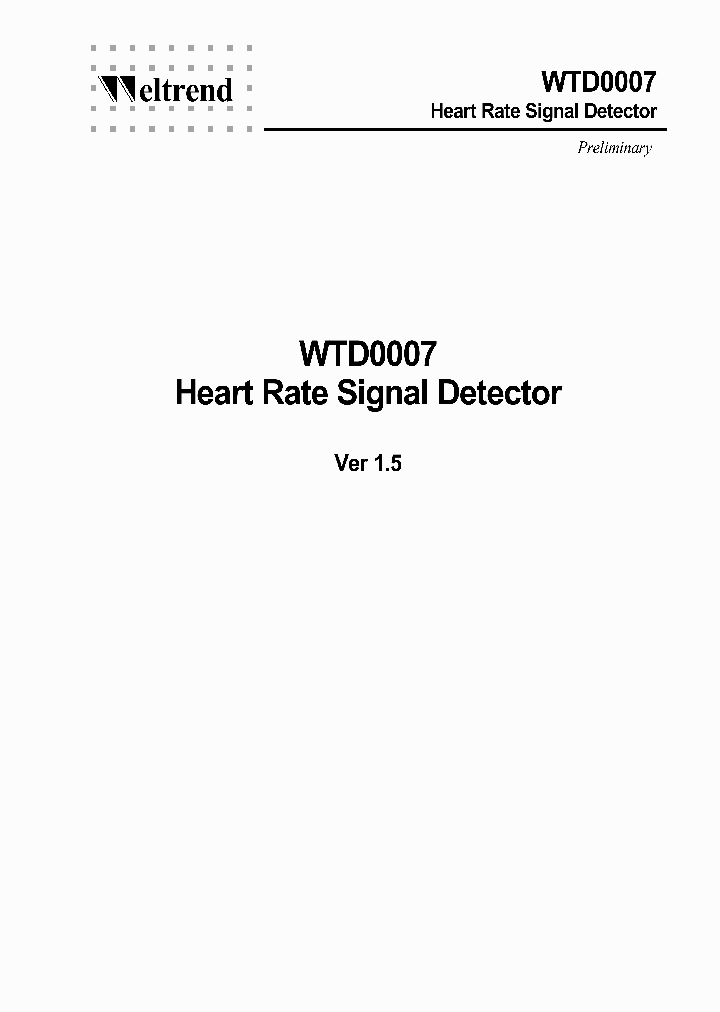 WTD0007_4116813.PDF Datasheet