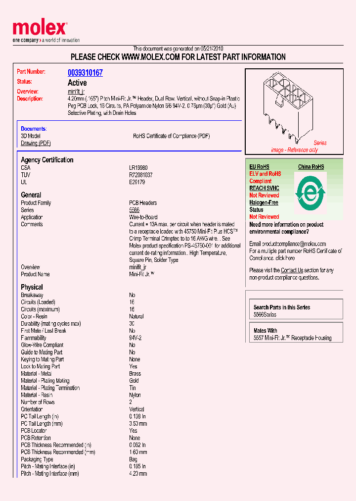 0039310167_4914047.PDF Datasheet