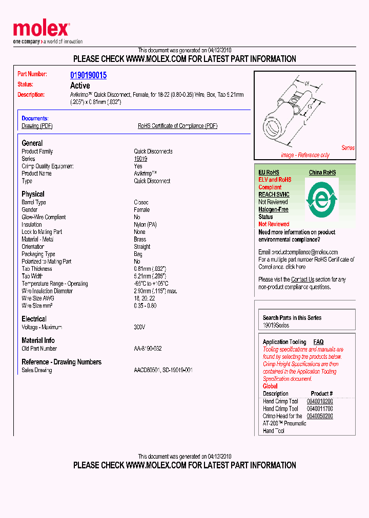 0190190015_4905045.PDF Datasheet