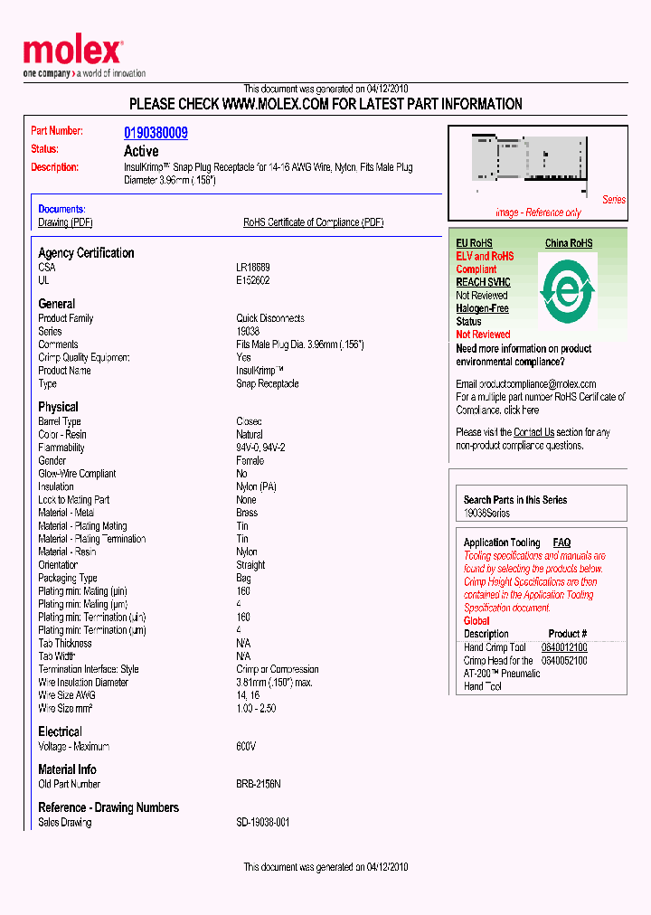 0190380009_4843336.PDF Datasheet