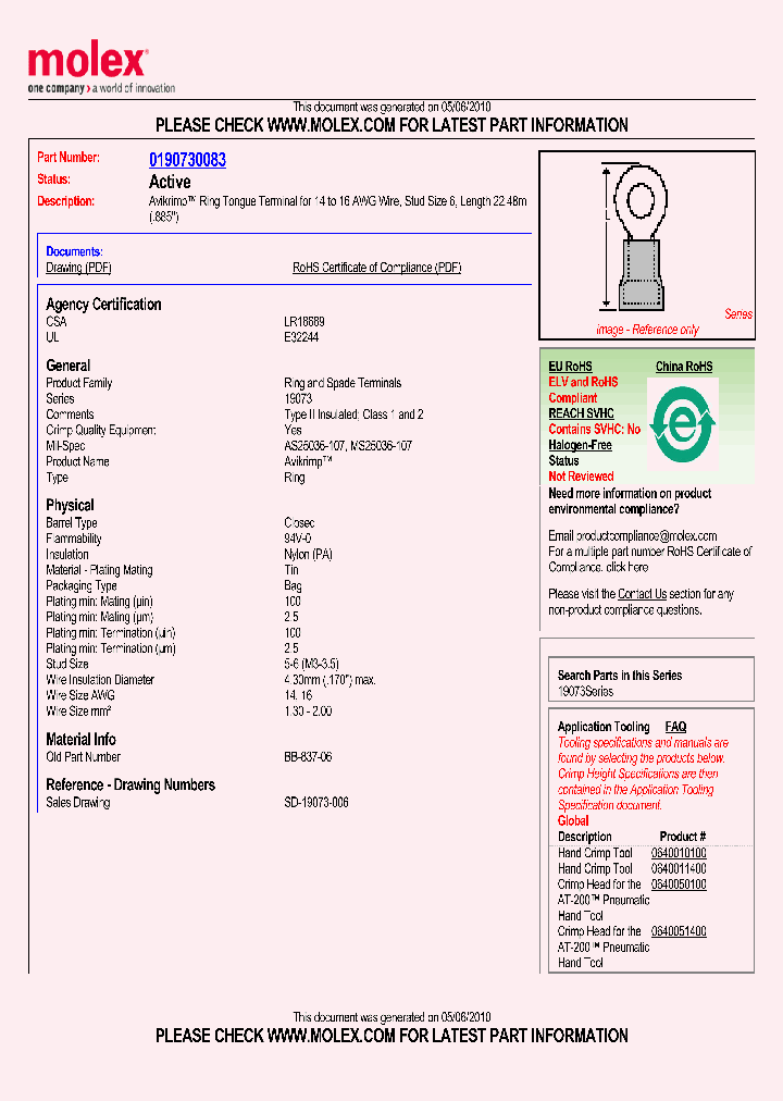 0190730083_4898108.PDF Datasheet