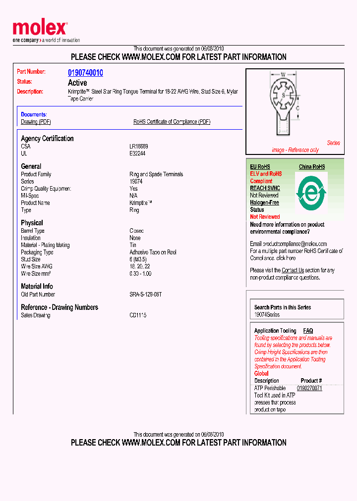 0190740010_4845533.PDF Datasheet