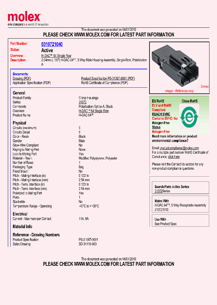 0310721040_4914509.PDF Datasheet