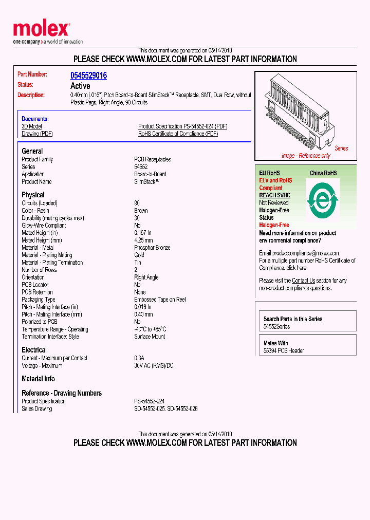 0545529016_4847995.PDF Datasheet