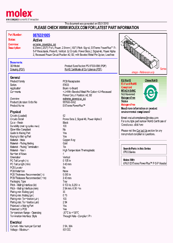 0876331005_4899329.PDF Datasheet