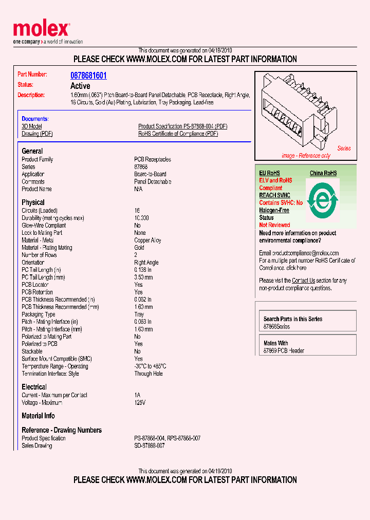0878681601_4889119.PDF Datasheet