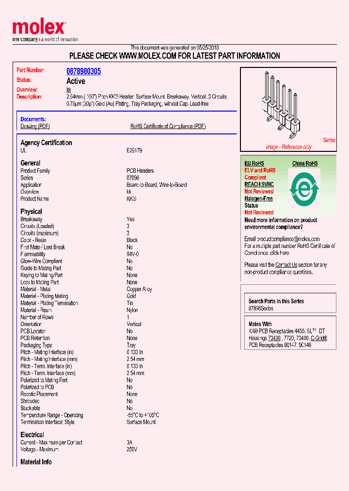 0878980305_4796032.PDF Datasheet