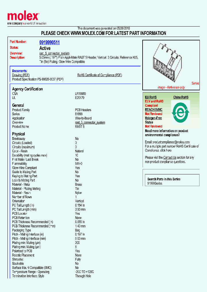 0919990511_4797724.PDF Datasheet