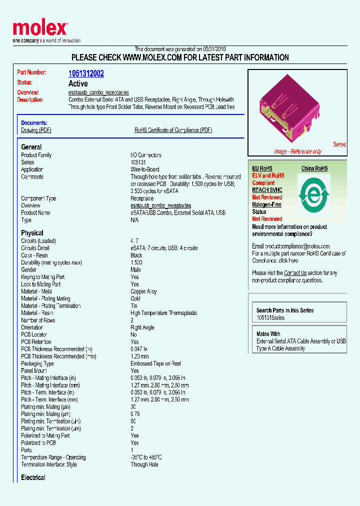 1051312002_4865095.PDF Datasheet
