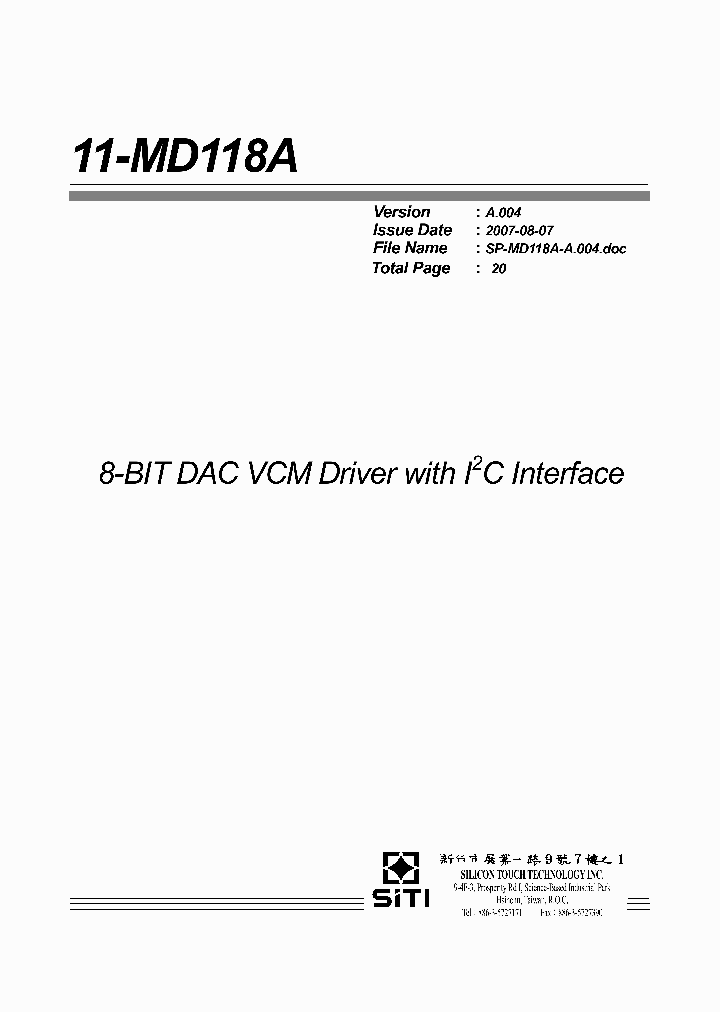 11-MD118A_4671092.PDF Datasheet