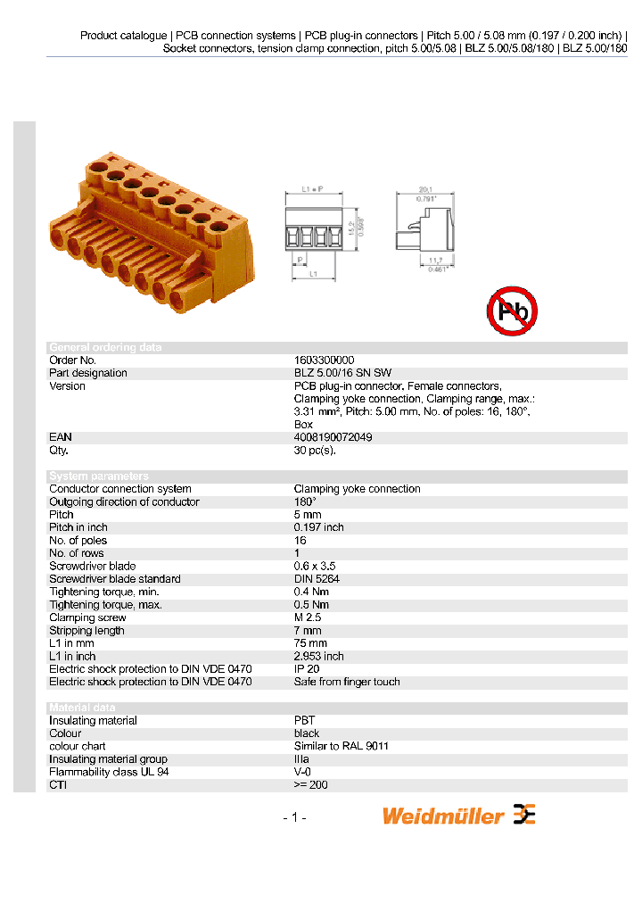 1603300000_4901621.PDF Datasheet