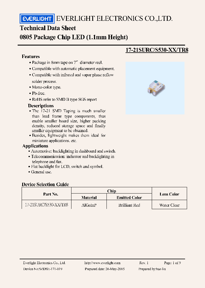 17-21SURC-S530-XX_4780704.PDF Datasheet