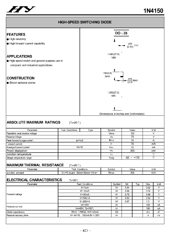 1N4150_4302162.PDF Datasheet
