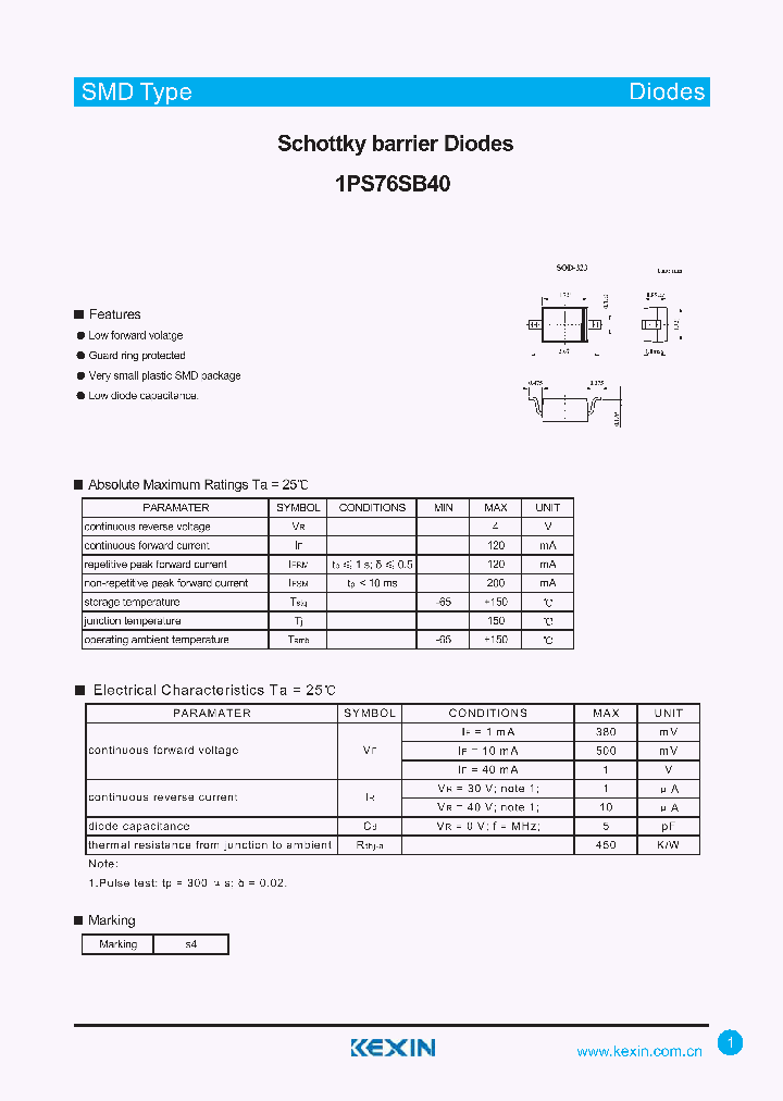 1PS76SB40_4316232.PDF Datasheet