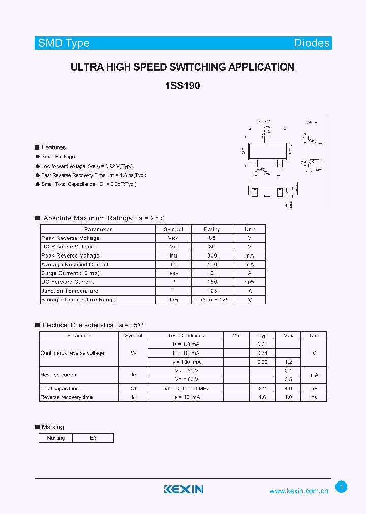 1SS190_4337174.PDF Datasheet