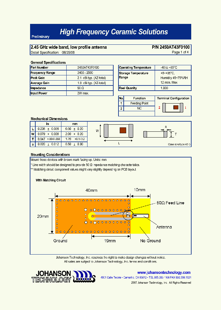 2450AT43F0100_4697773.PDF Datasheet