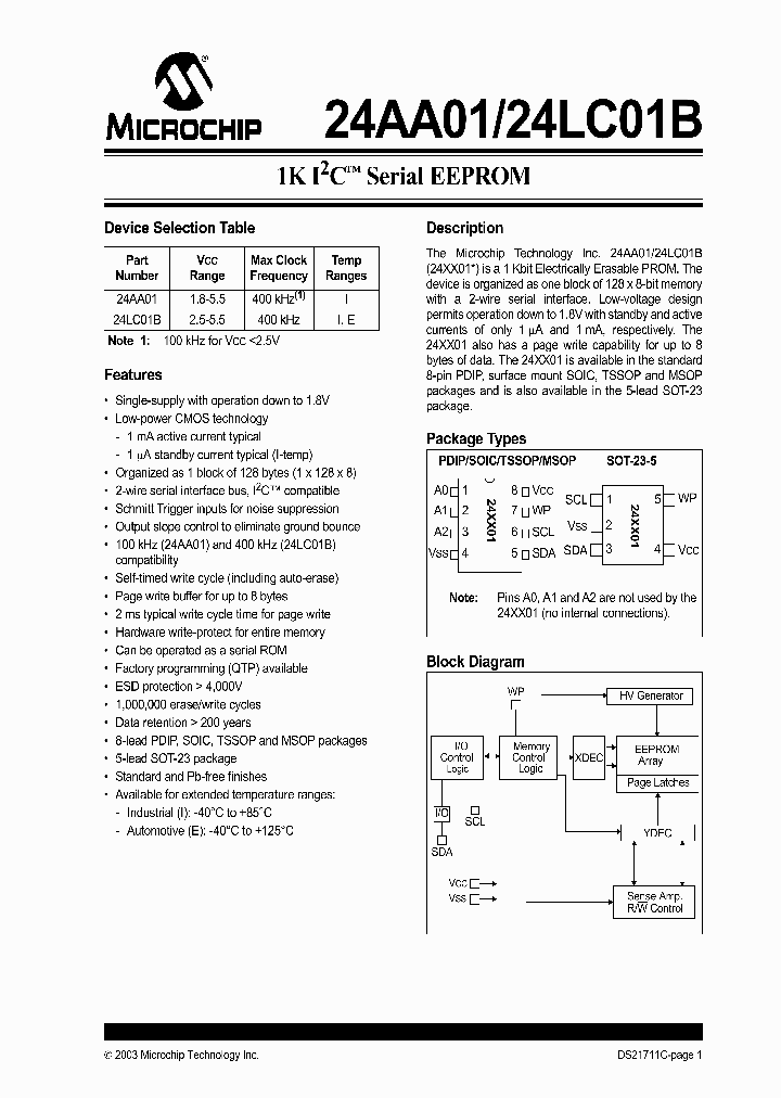 24AA01T-ESTG_4535108.PDF Datasheet