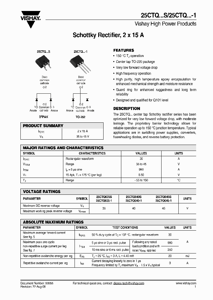 25CTQ040-1TRL_4883609.PDF Datasheet