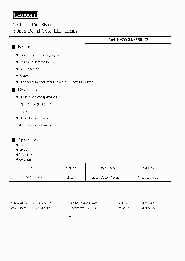 264-10SYGD-S530-E2_4590152.PDF Datasheet