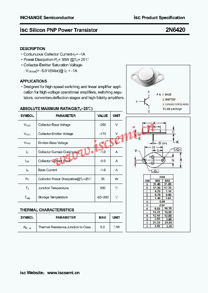 2N6420_4300030.PDF Datasheet