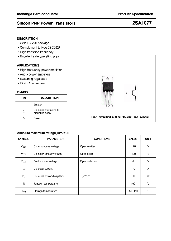 2SA1077_4306030.PDF Datasheet