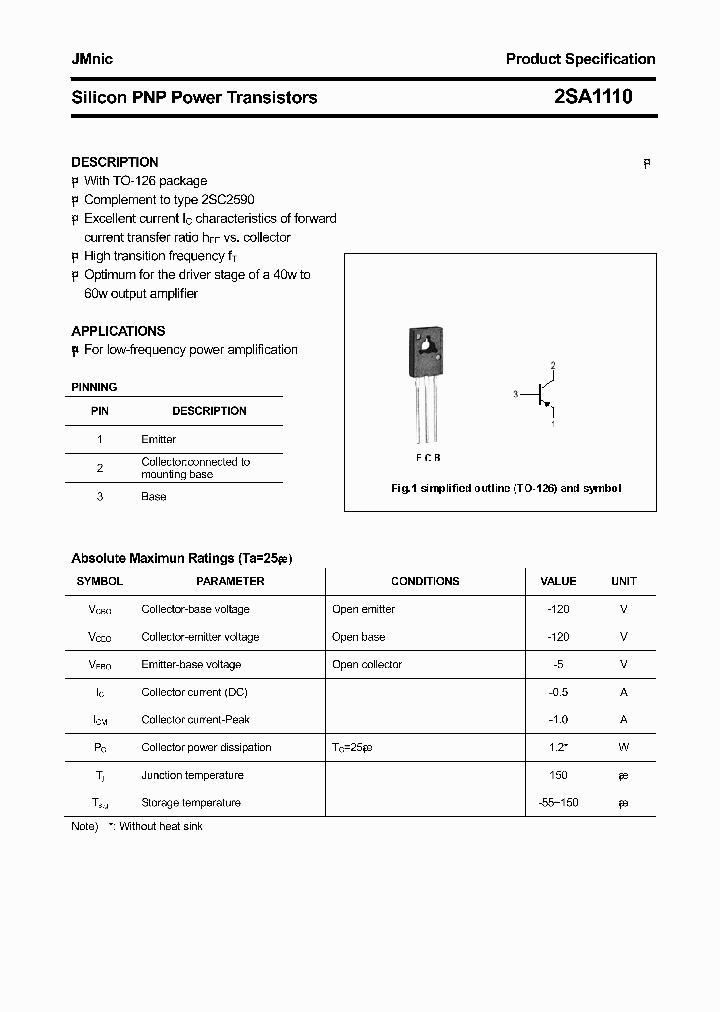 2SA1110_4451769.PDF Datasheet