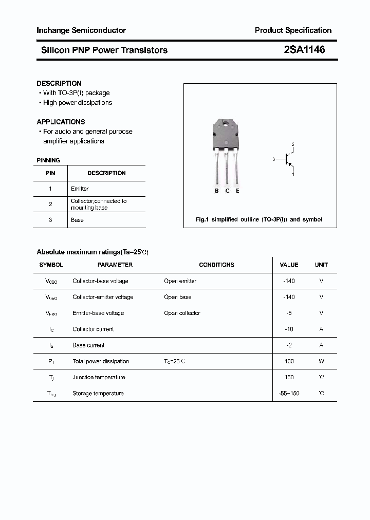 2SA1146_4313801.PDF Datasheet