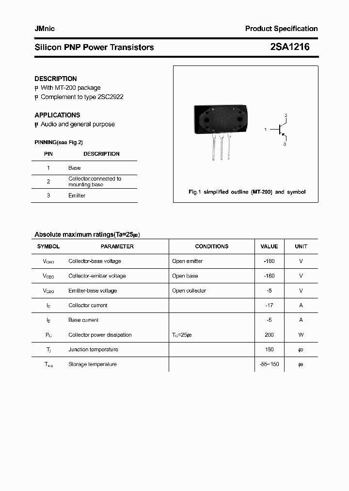 2SA1216_4508689.PDF Datasheet