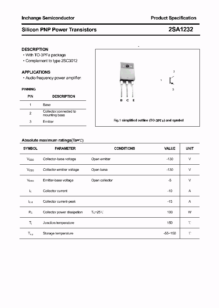 2SA1232_4336620.PDF Datasheet