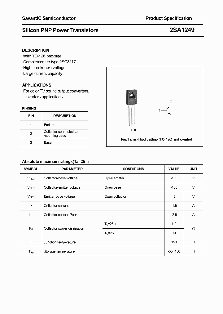 2SA1249_4418183.PDF Datasheet