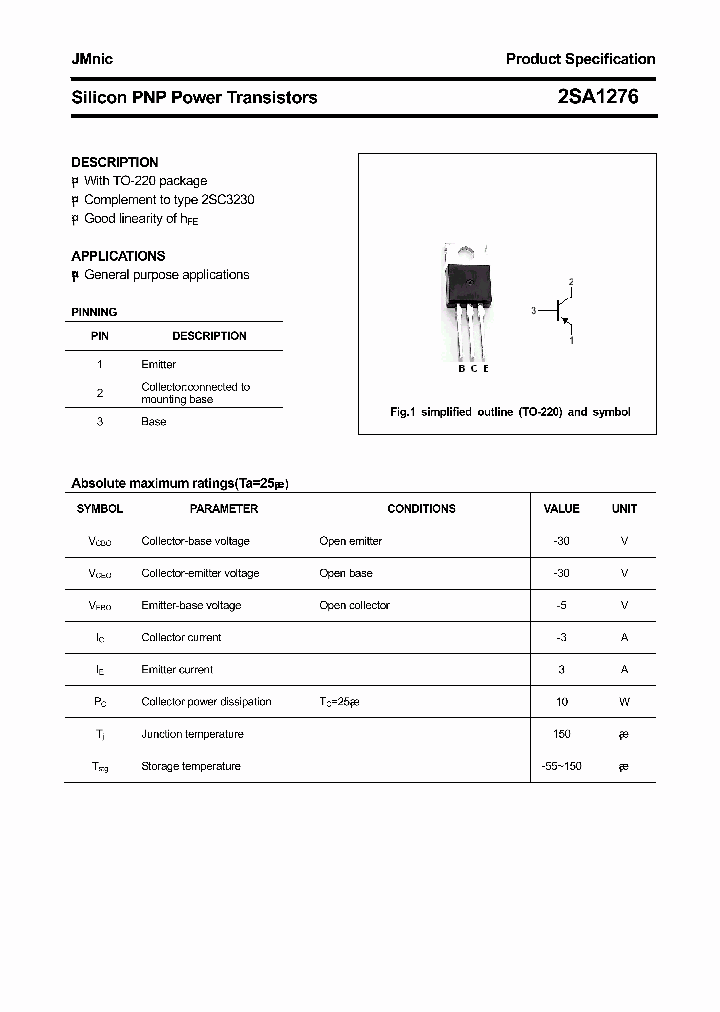 2SA1276_4505635.PDF Datasheet