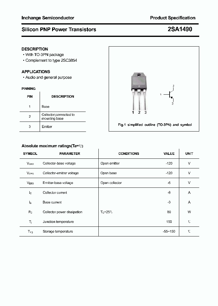 2SA1490_4315992.PDF Datasheet