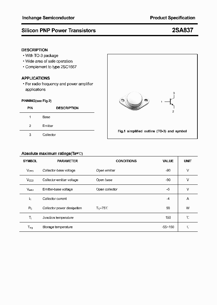 2SA837_4306035.PDF Datasheet